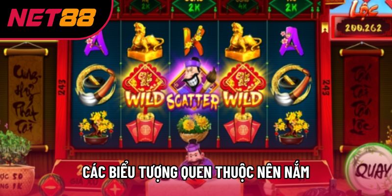 Các biểu tượng quen thuộc nên nắm